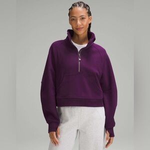 Lululemon NWT Scuba Oversized Funnel Neck Dramatic Magenta XS/S